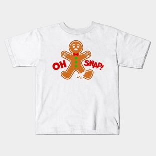 Gingerbread oh snap Kids T-Shirt